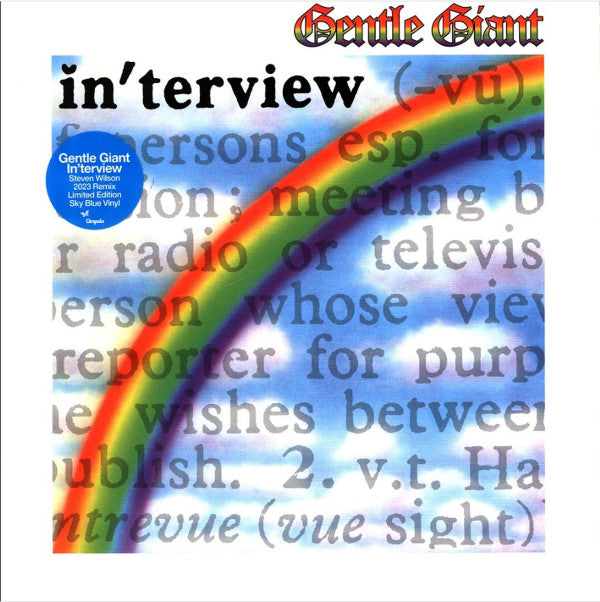 Gentle Giant - Interview Steven Wilson Remix (Blue LP Vinyl)