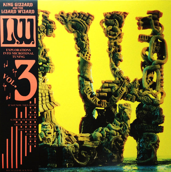 Live In Brussels '19 (Fuzz Club Official Bootleg) & L.W. & Murder Of The Universe (Transparent Green W/Mustard Yelow Splatter LP Vinyl) & Oddments (Plum LP Vinyl) & Nonagon Infinity (Yellow/Red/Black LP Vinyl)