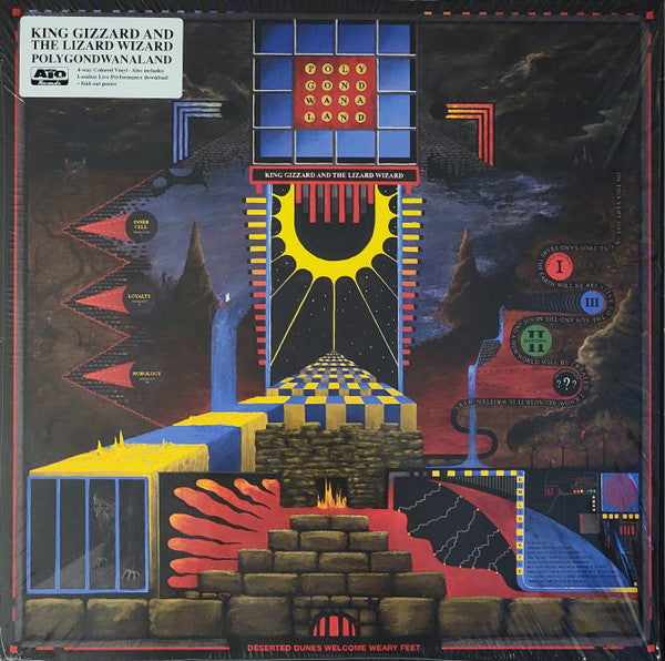 King Gizzard & The Lizard Wizard - Teenage Gizzard (Fuzz Club Official Bootleg) (Deluxe Edition) & Petrodragonic Apocalypse; Or Dawn Of Eternal Night: An Annihilation.. (Recycled Black Wax Vinyl/2LP) & Polygondwanaland & Willoughby's Beach (Tangerine