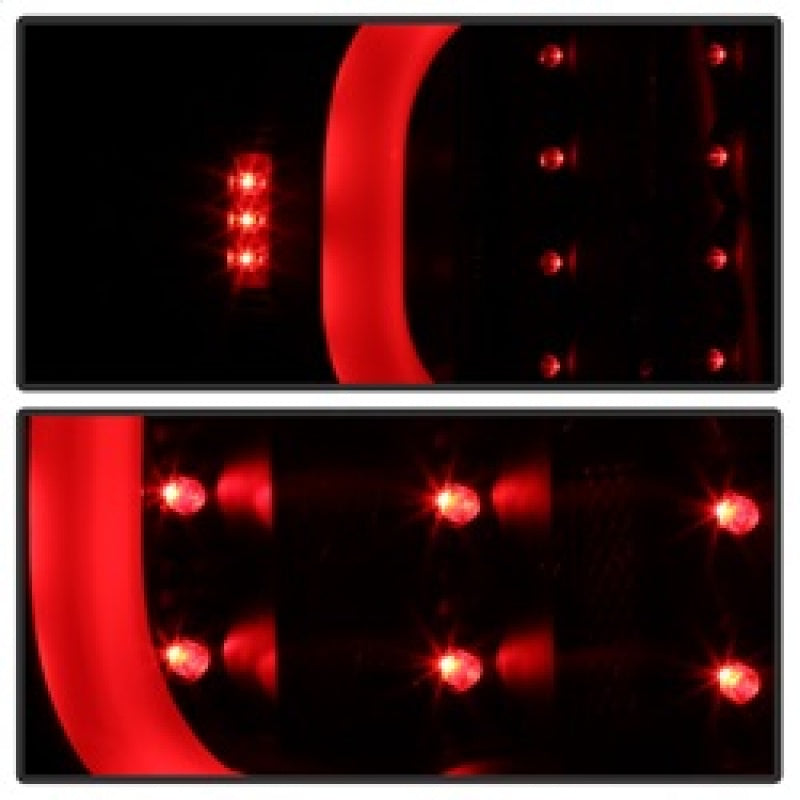 SPYDER xTune Ford F150 09-14 LED Tail Lights - Black ALT-ON-FF15009-LBLED-BK 5082169