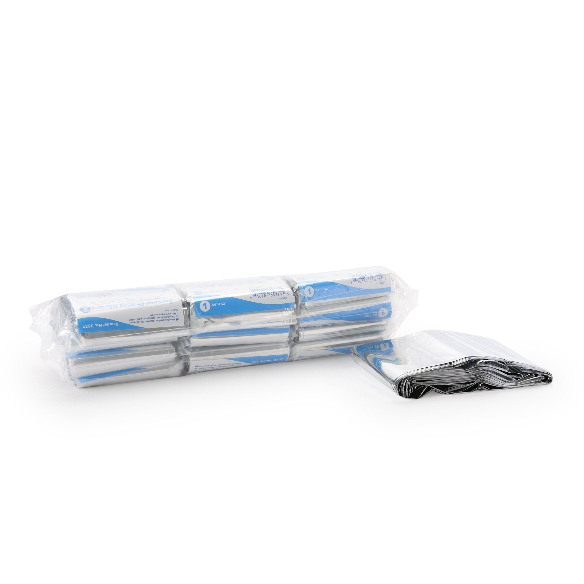 dynarex® Mylar Rescue Blanket, 52 x 84 Inch 3537