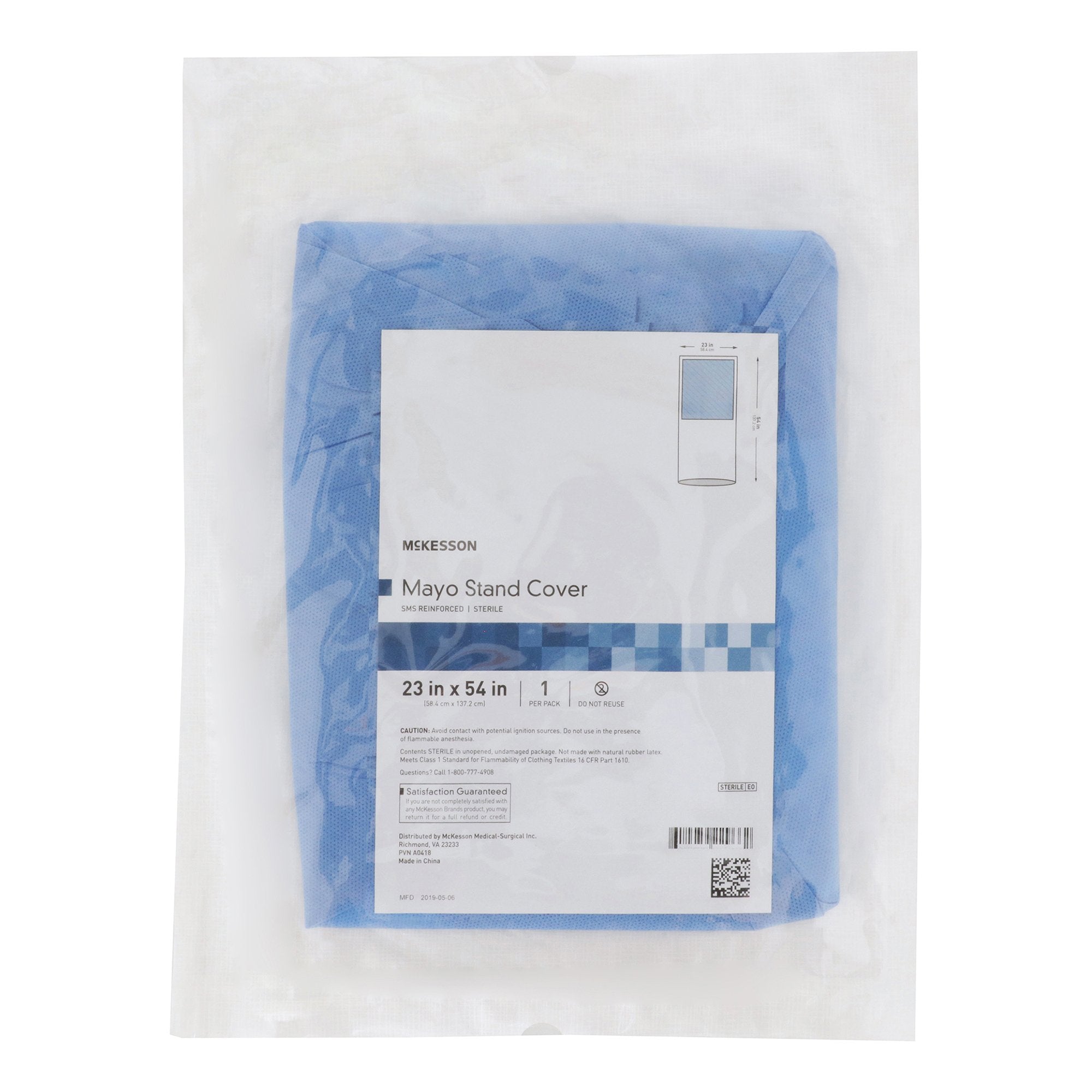 McKesson Mayo Stand Cover, 23 x 54 Inch 16-I80-13105-S