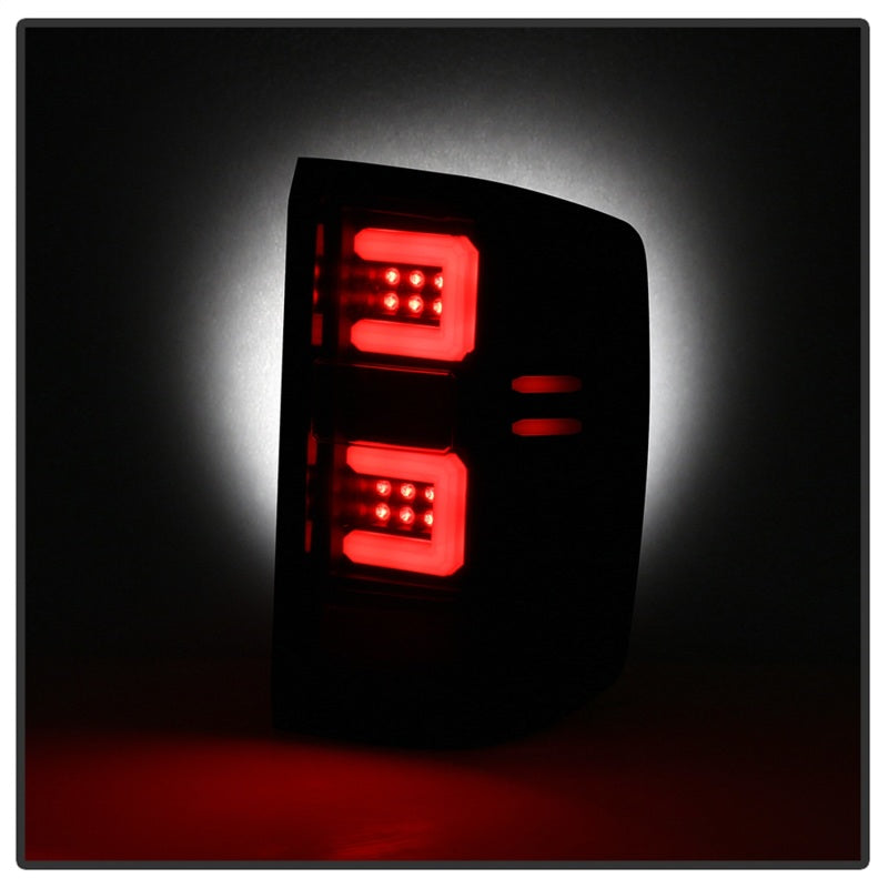 SPYDER Chevy 1500 14-16 Light Bar LED Tail Lights All Blk ALT-YD-CS14-LBLED-BKV2 5085856