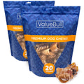 ValueBull Beef Trachea Bites for Small Dogs, Premium, 2 Pounds