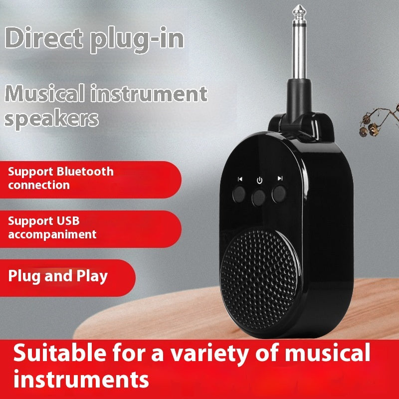 Electrical Blowpipe Sound Amplifier Instrument Direct Plug-in Mini Speaker