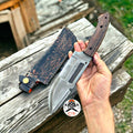 D2 Steel Hunting & Survival Capming Knife - PhishStones Products