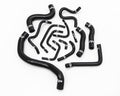 Agency Power 14pc Black Silicone Radiator Hose Kit Nissan GTR R35 08-15 AP-GTR-151BLK
