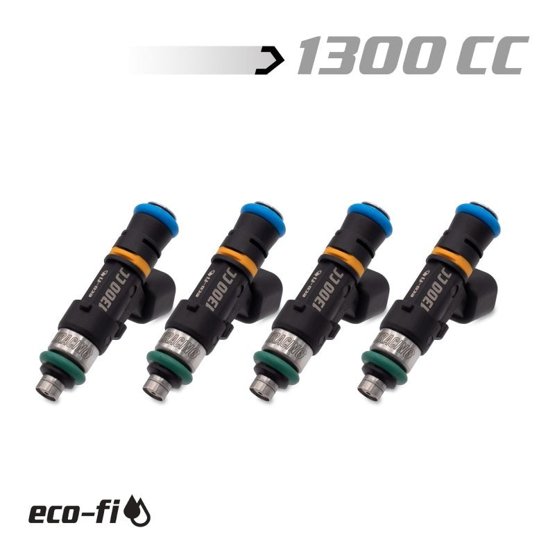 BLOX Racing 1 300CC Street Injectors 48mm With 1/2in Adapter 14mm Bore BXEF-06514.14-1300-4