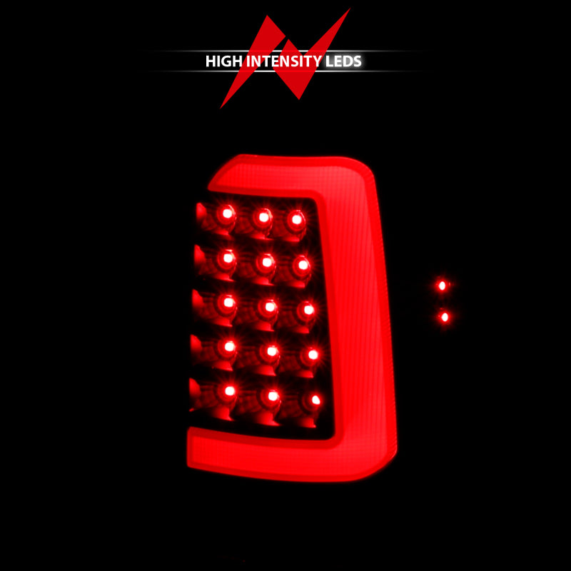 ANZO 1997-2004 Dodge Dakota LED Taillights Black Housing Smoke Lens Pair 311348