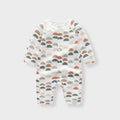 Light And Soft Bamboo Fiber Baby Jumpsuit Floral Animal Cute Print Spring Autumn Newborn Clothes Unisex Long Sleeve Baby Rompers For Boys Girls