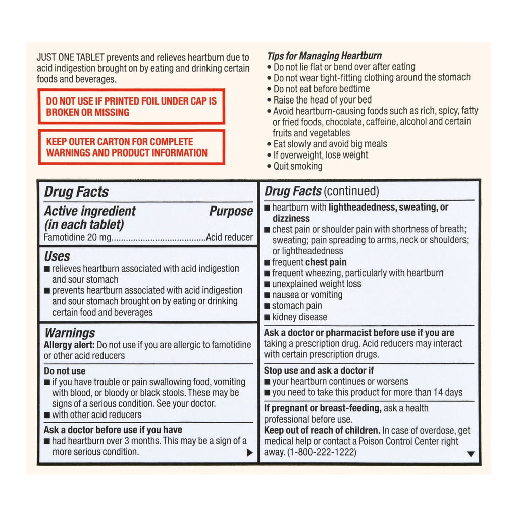 Foster & Thrive™ Maximum Strength Acid Reducer Famotidine 20 mg 70677110102