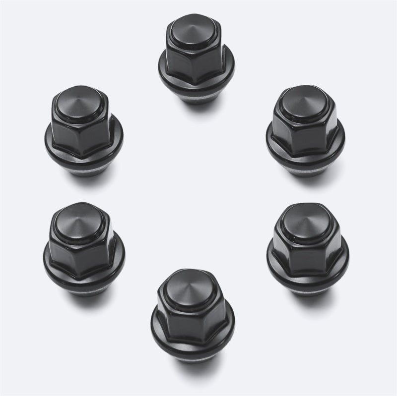Ford Racing M12 x 1.5 Black Lug Nut - Set of 6 M-1012-BR