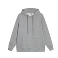 Dior Classic Letter Embroidered Hoodie Grey