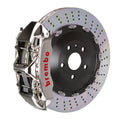 Brembo 07-15 Q7 (4L) Front GTR BBK 6 Piston Billet405x34 2pc Rotor Drilled- Nickel Plated 1N1.9507AR