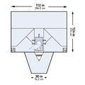 McKesson Sterile LAVH Laparotomy Drape, 112 x 30 x 124 Inch 183-I80-05174G-S