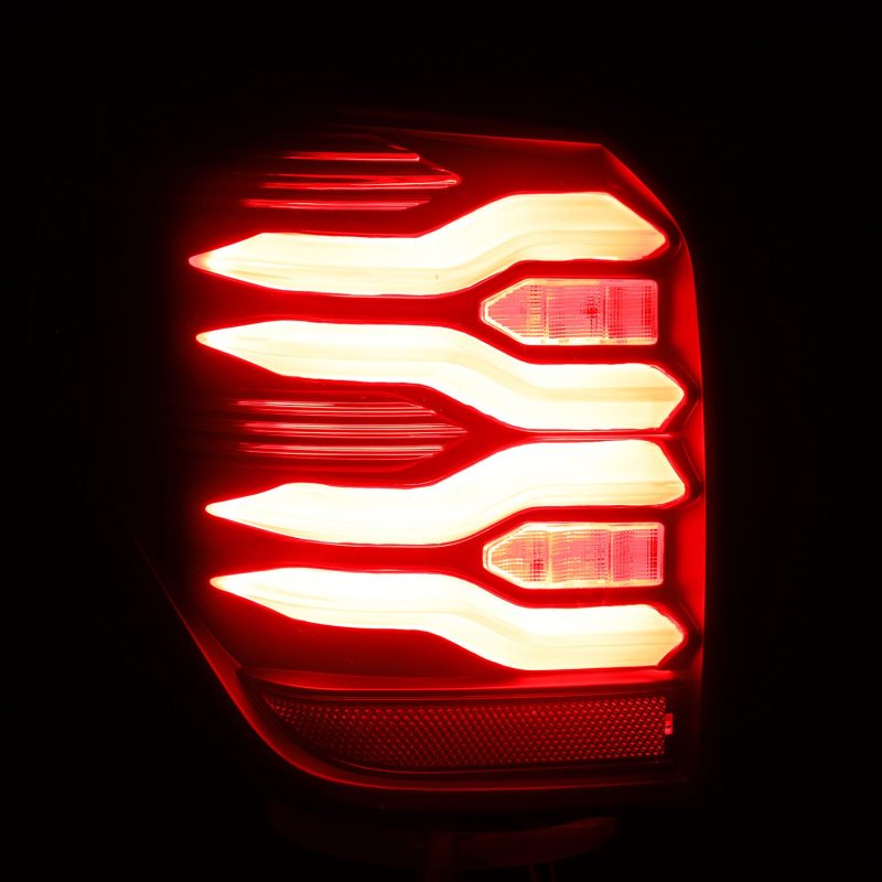 AlphaRex 10-21 Toyota 4Runner LUXX LED Taillights Blk/Red w/Activ Light/Seq Signal 690050 *Discontinued