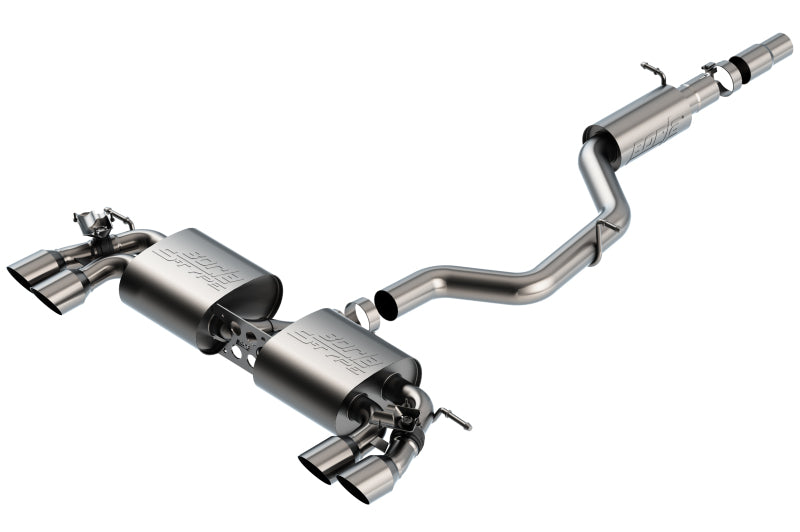 Borla 18-19 VW Golf R MK7.5 2.0L S-Type CatBack Exhaust w/ Resonator 140831SB