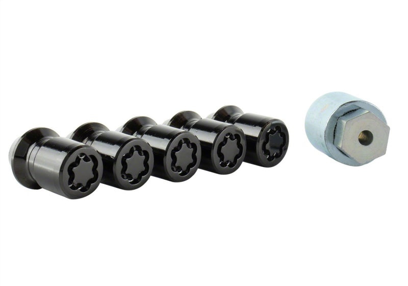 Ford Racing M12X1.5 Black Security Lug Nut - Set of 5 M-1A043-B5
