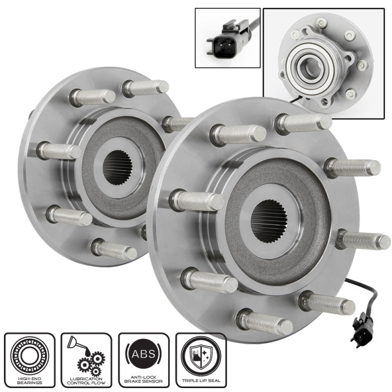 SPYDER xTune Wheel Bearing and Hub Dodge Ram 1500 06-08 4WD - Front Left and Right BH-515101-01 9939143