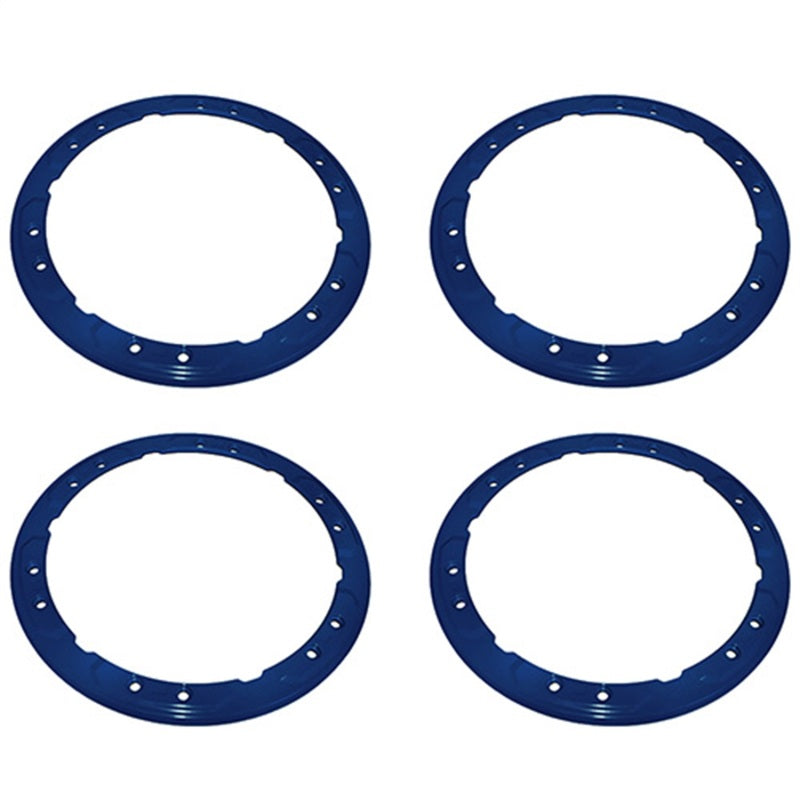 Ford Racing 2017-2018 Raptor Bead Lock Wheel Trim Ring Set - Blue M-1021-F15BL