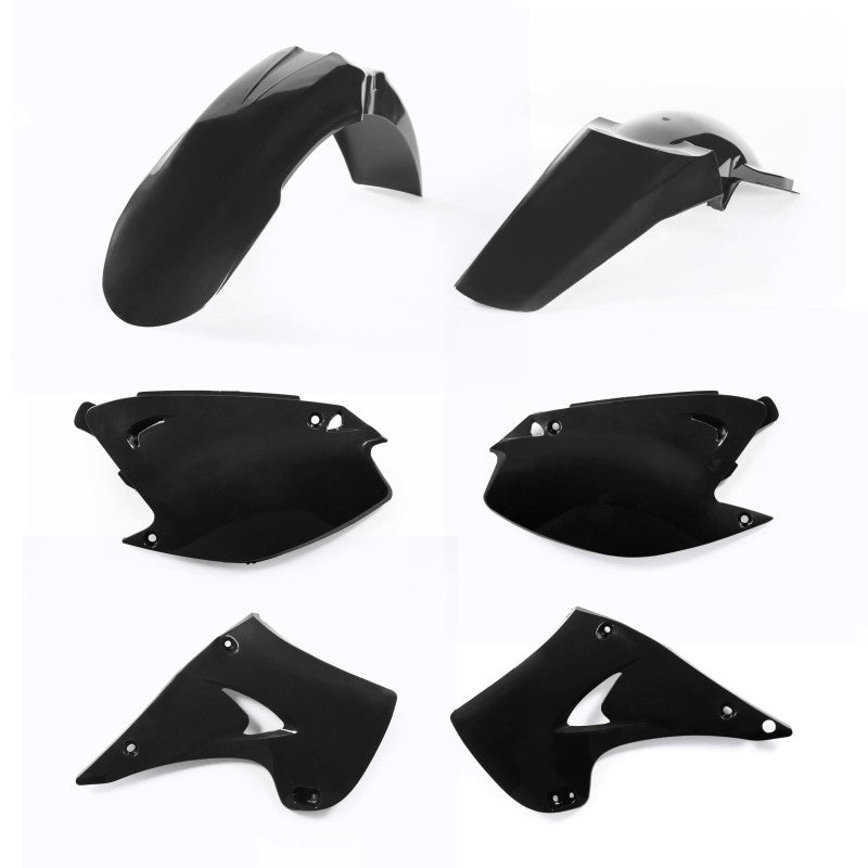 Acerbis 03-05 Kawasaki KX125/ 03-07 KX250 Plastic Kit - Black 2041100001