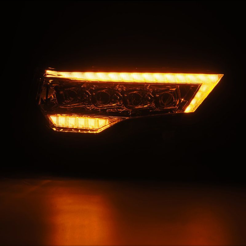 AlphaRex 14-22 Toyota 4Runner NOVA LED Proj Headlights Chrome w/ Activ Light/Seq Signal/DRL 880809 *Discontinued