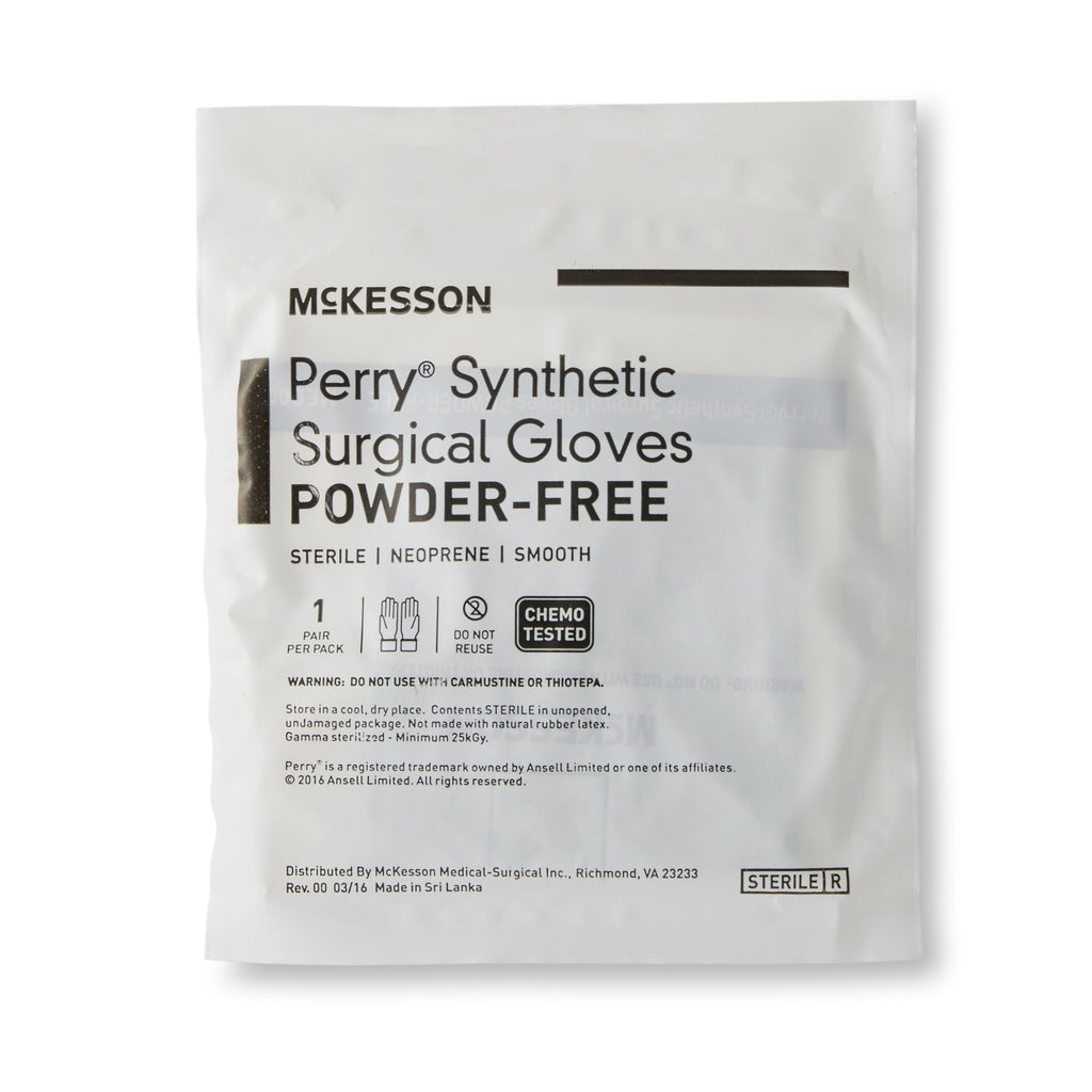 McKesson Perry® Performance Plus Polychloroprene Surgical Glove, Size 6, Green 20-2560N