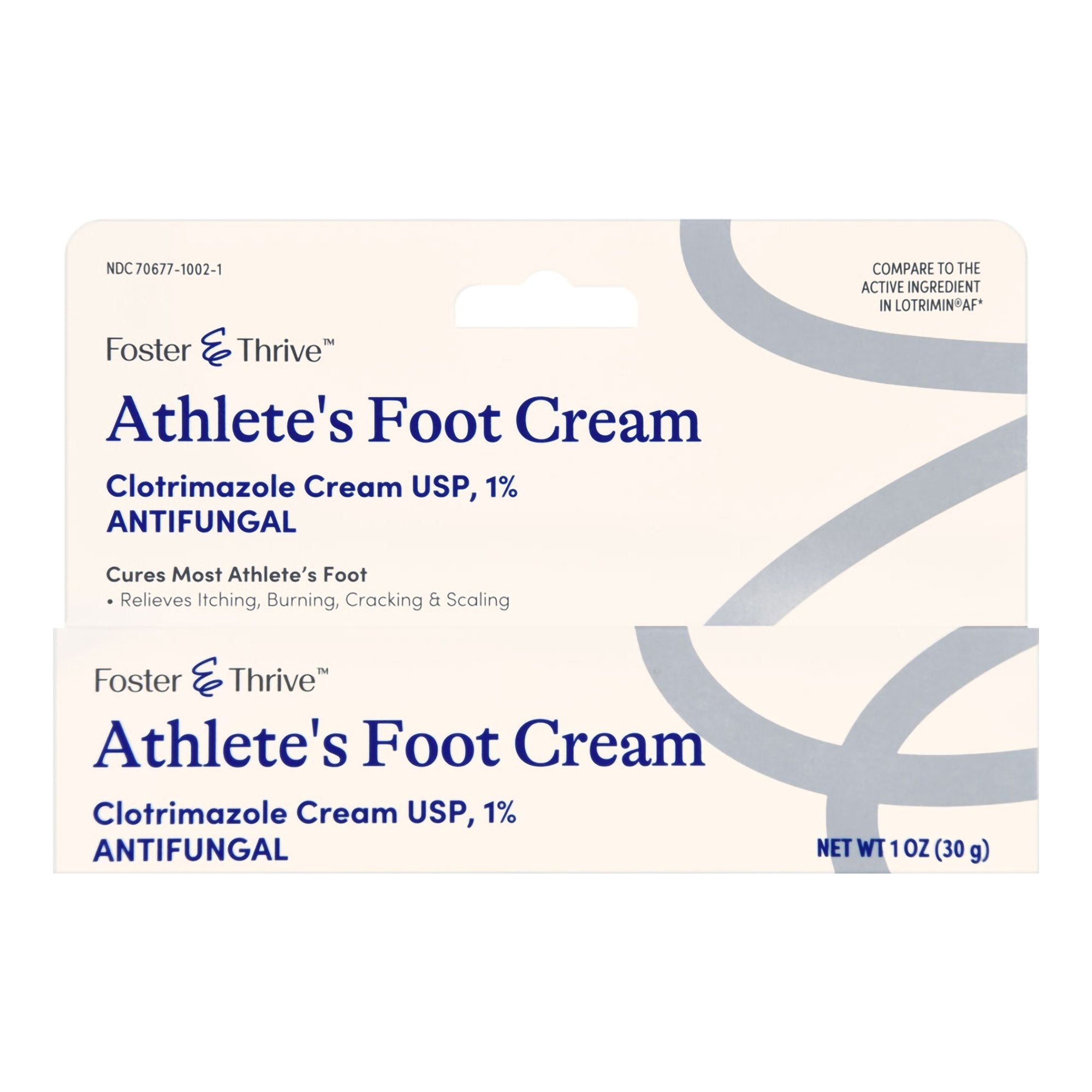 Foster & Thrive™ 1% Clotrimazole Athlete's Foot Cream 70677100201