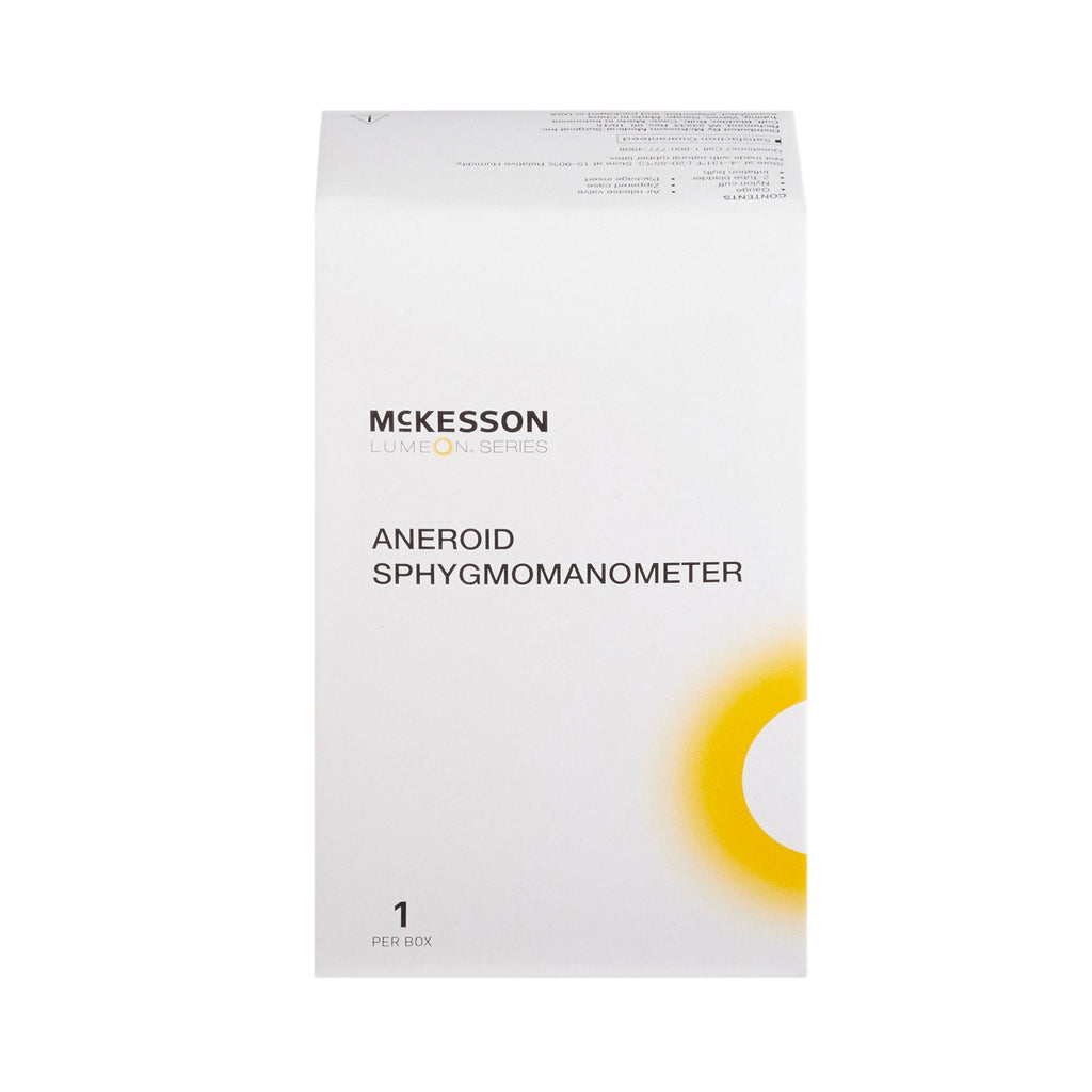 McKesson Lumeon Aneroid Sphygmomanometer with Large Cuff, 2-Tube, Pocket-Size 01-720-12XBDGM