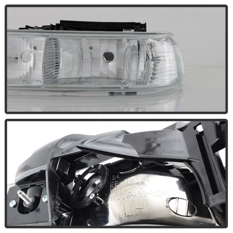 SPYDER Xtune Chevy TahOE 00-06 Amber Crystal Headlights Chrome HD-JH-CSIL99-C 5064264