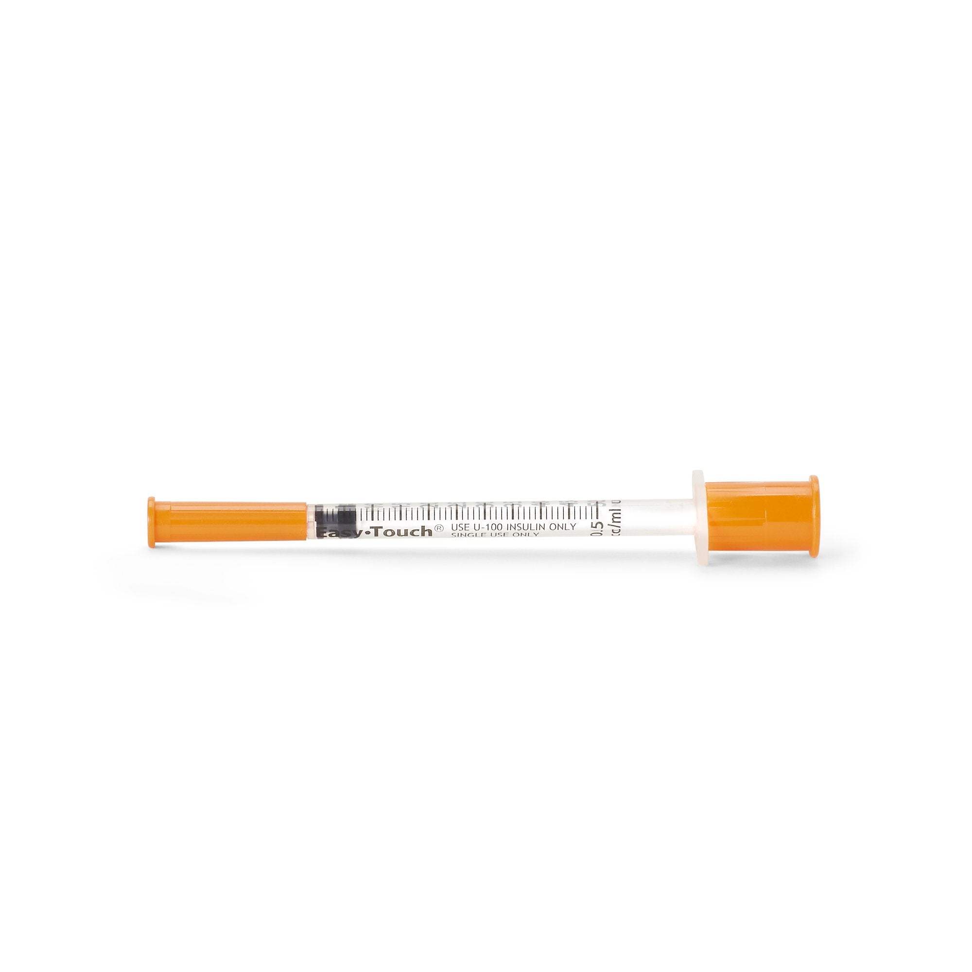 EasyTouch™ 0.5 mL Insulin Syringe with Needle, 31 Gauge, 5/16 Inch Needle Length 831565