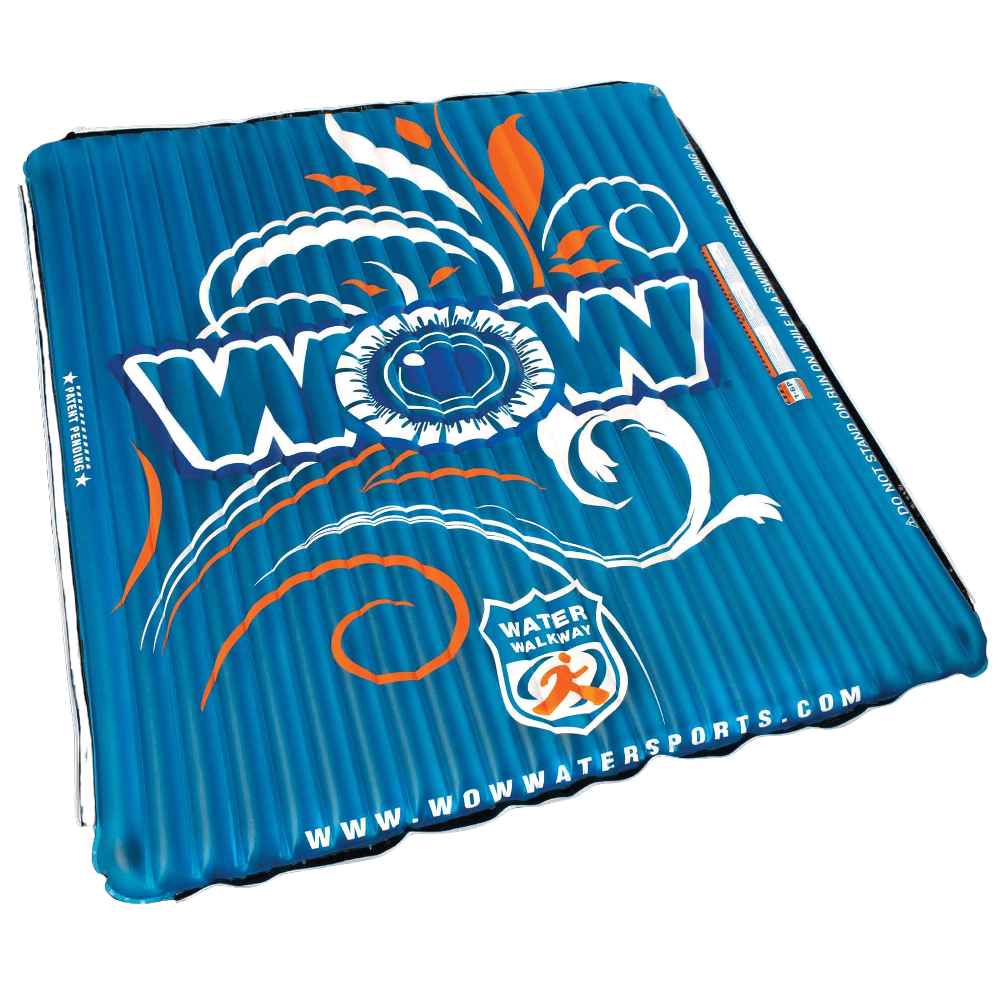 WOW Watersports Water Walkway 6 x 6 Inflatable Walkway with Zippers