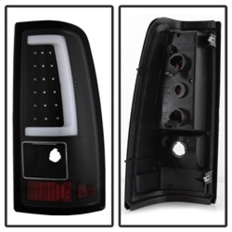 SPYDER xTune Chevy Silverado 1500/2500/3500 99-02 / Version 3 Tail Lights Black ALT-ON-CS99V3-LBLED-BK 9038761