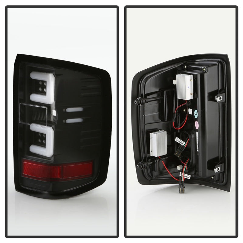 SPYDER Chevy 1500 14-16 Light Bar LED Tail Lights All Blk ALT-YD-CS14-LBLED-BKV2 5085856