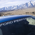 Ford Racing Ford Performance Ranger Windshield Banner - Silver M-1820-RGS