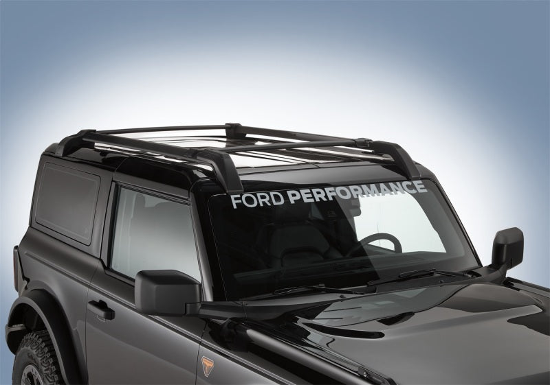 Ford Racing Ford Performance Bronco Windshield Banner - Silver M-1820-BRS