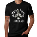 Muay Thai Thailand Vintage Tiger Fighter Training Gift  Classic T-Shirt