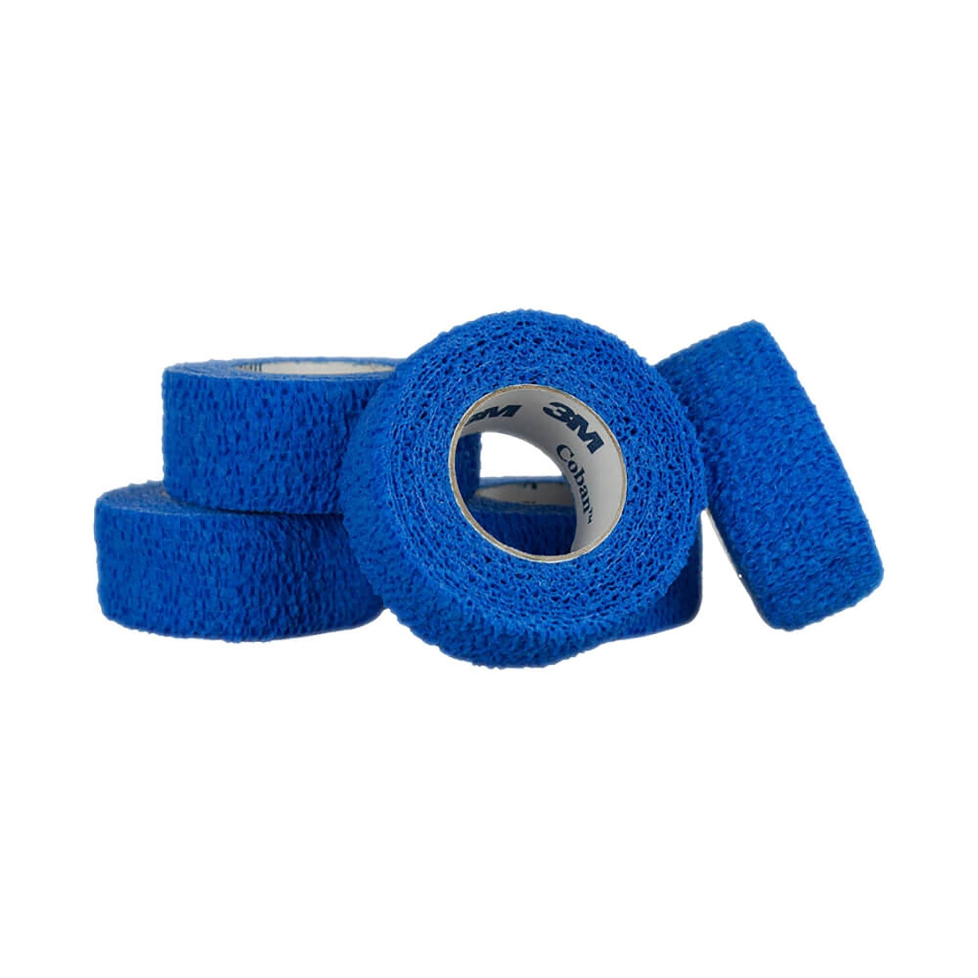 3M™ Coban™ Self-adherent Closure Cohesive Bandage, 2 Inch x 5 Yard, Blue 1582B