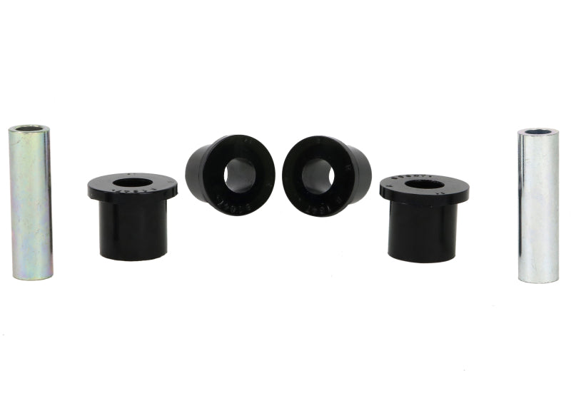 Whiteline Plus 97-05 Nissan Frontier D22 2WD Rear Spring Eye and Shackle Bushing W71647
