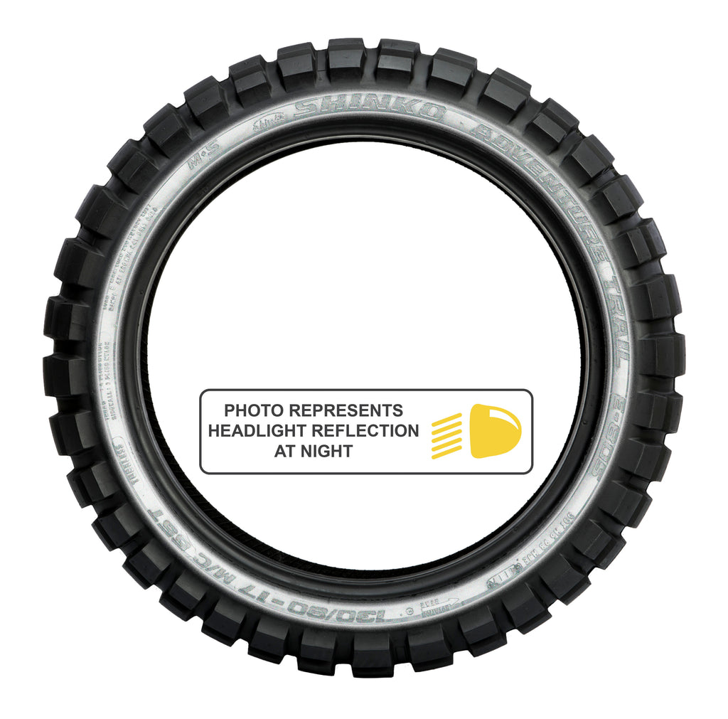 SHINKO, Shinko Tire 805 Dual Sport Rear 150/70B-18 70Q Bias TL with Reflector Sidewall Technology