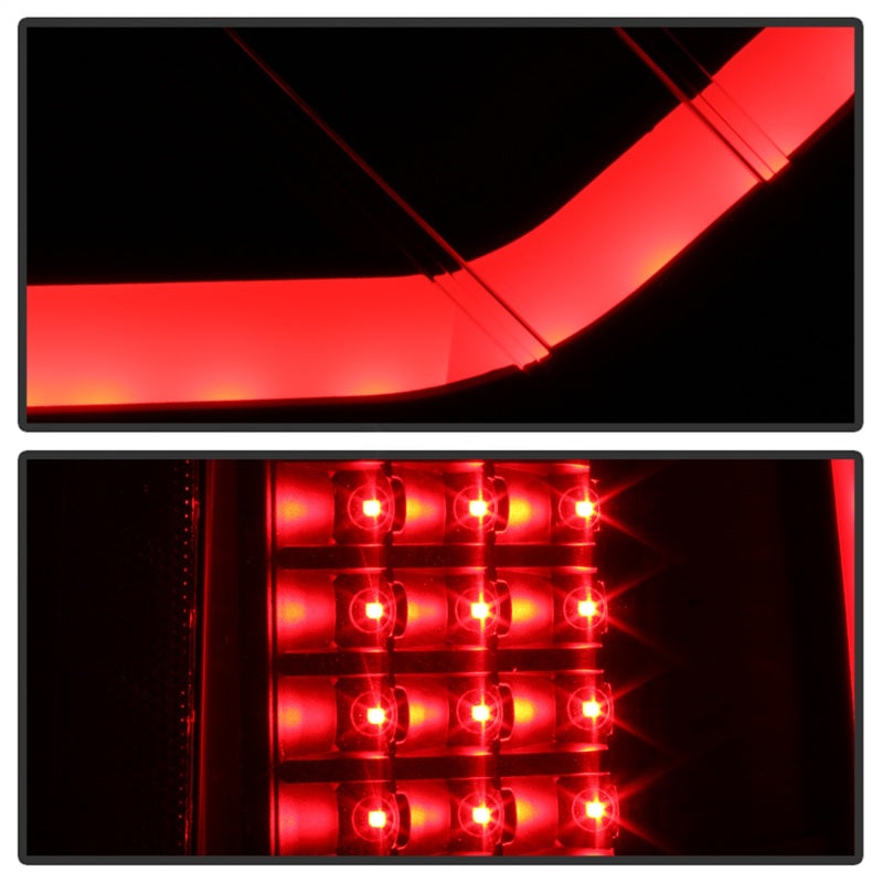 SPYDER xTune 09-14 Ford F-150 Light Bar LED Tail Lights - Black (ALT-JH-FF15009-LBLED-BK) 9042188