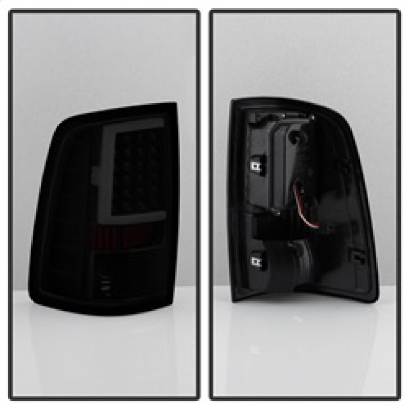 SPYDER xTune 09-18 Dodge Ram 1500 LED Tail Lights - Black Smoke (ALT-ON-DR09-LBLED-BSM) 9038488