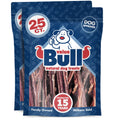 ValueBull Beef Jerky Gullet Sticks, Premium Dog Chews, 5-6 Inch, 50 Count