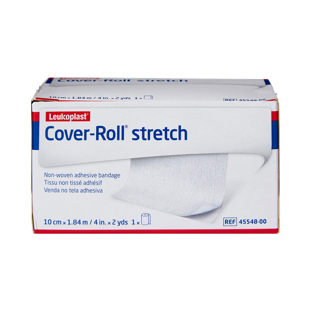 Cover-Roll® Stretch Dressing Retention Tape with Liner 4 Inch x 2 Yard, White 45548