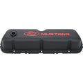 Ford Racing Ford Mustang Logo Black Crinkle Valve Cover 302-101
