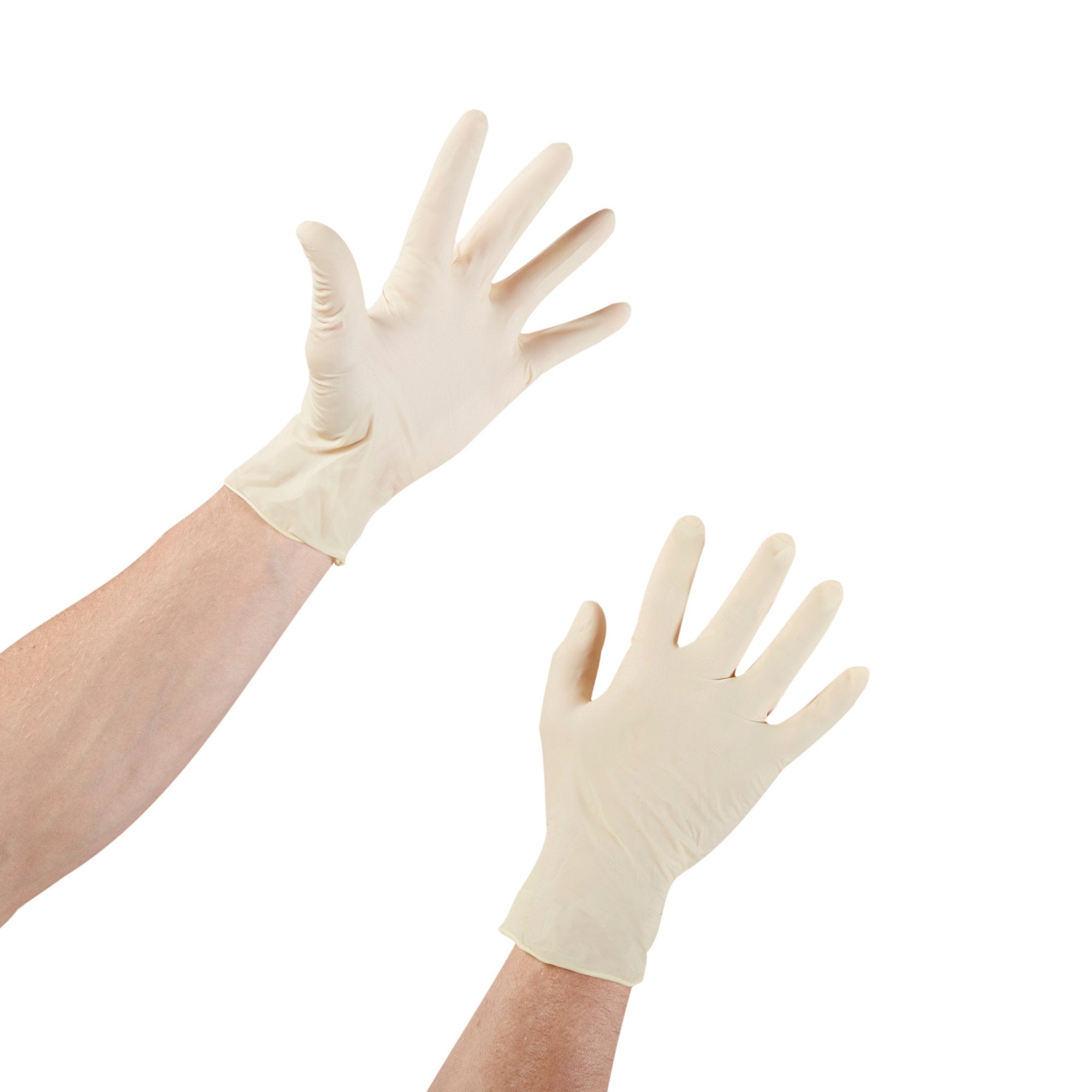 McKesson Confiderm® Latex Exam Glove, Large, Ivory 14-318