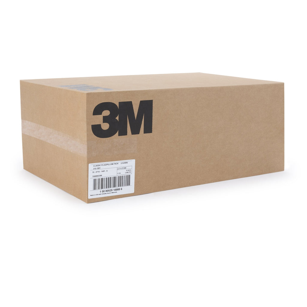 3M 3M E-A-R Classic Cordless Earplugs 310-1001, Box of 1