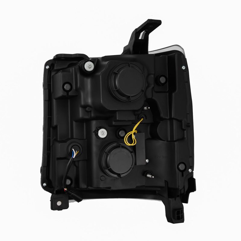 AlphaRex 16-18 Chevy 1500HD LUXX LED Proj Headlights Alpha-BK w/Seq Atv Lgt / SeqSig (Req PN 810023) 880233 *Discontinued