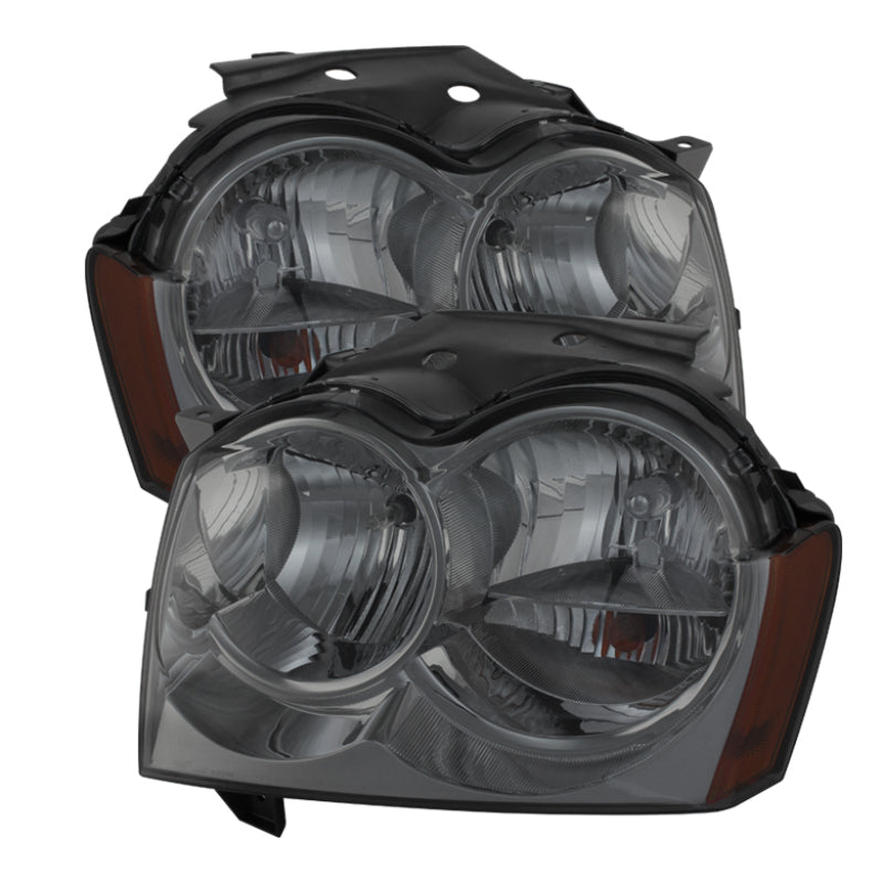 SPYDER Xtune Jeep Grand Cherokee 05-07 Crystal Headlights Smoke HD-JH-JGC05-AM-SM 9023262