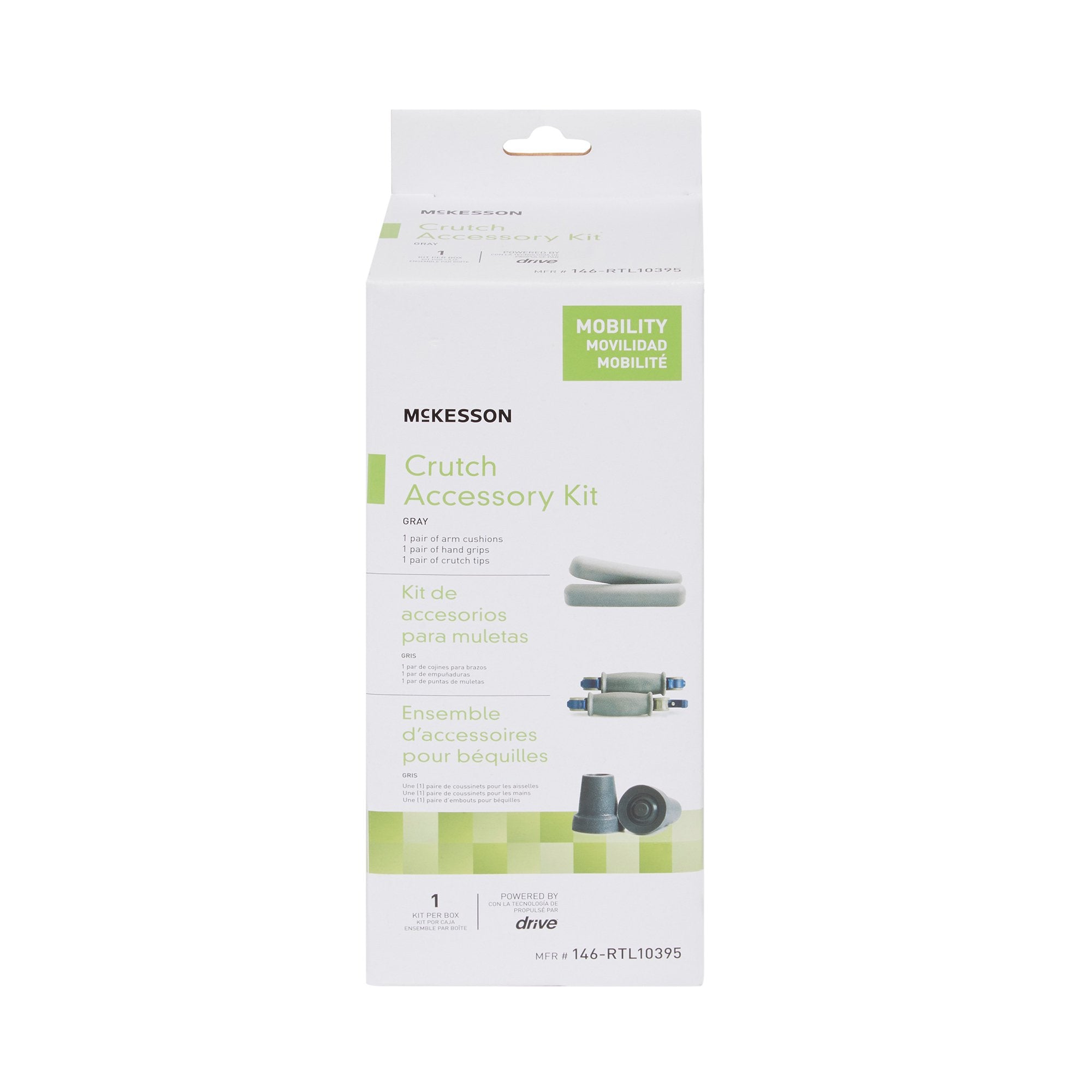 McKesson Crutch Accessory Kit 146-RTL10395